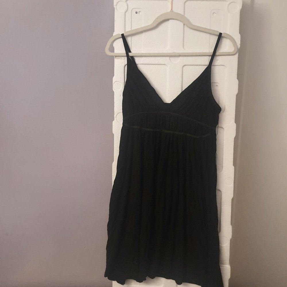 Sleeveless Black Casual Day Dress Size 12 H&M Pre Owned Great Condition